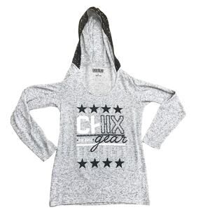 Chix Gear Long Sleeved Hoodie Size L